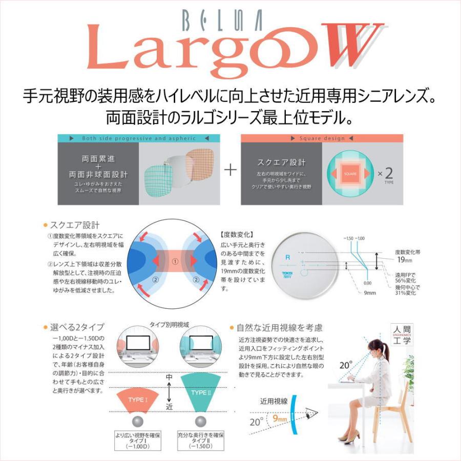 遠近両用メガネ 老眼鏡 度つき 度入り シニアグラス renoma レノマ1271 東海光学 ルティーナ付き 累進レンズセット 中近 近用ワイド 