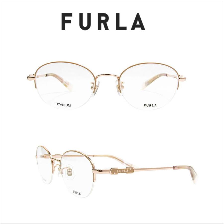 FURLA（フルラ） メガネフレーム メガネセット vfu859j-02am フレーム