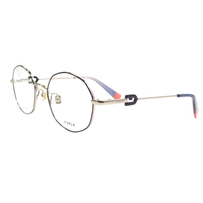 ★VFU860J-08FF-49★国内正規品 フルラ 眼鏡 メガネ フレーム HOYA 遠近両用メガネ 老眼鏡 度つき 度入り FURLA vfu860j-08ff