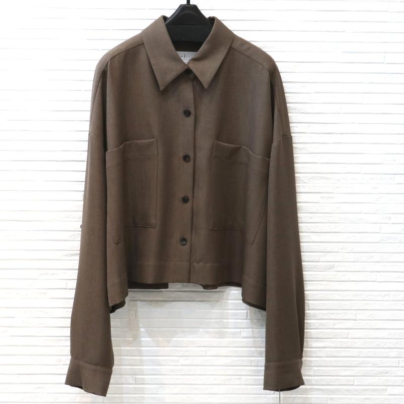 Cafune（カフネ） 【cafune】カフネ /ショート丈シャツ/435941/size:38 