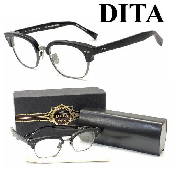 【DITA】ディータ メガネ STATESMAN TWO DRX-2051A-50 海外セレブも多数愛用の当店一押しブランド 度無しダテメガネ
