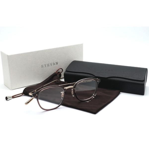EYEVAN】アイヴァン メガネ Danforth col.BST 47サイズ 度付又は度無