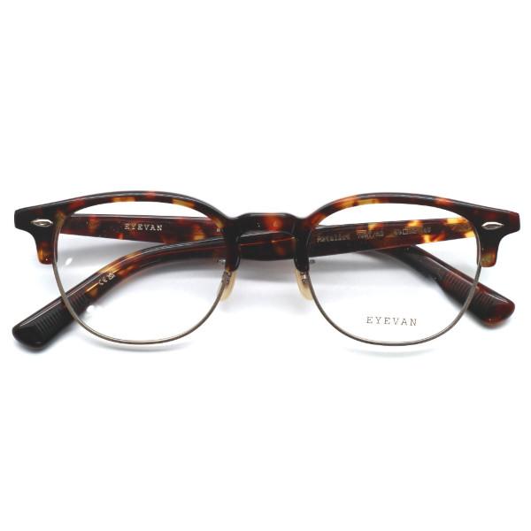 EYEVAN】アイヴァン メガネ Metalist col.TORT/AG 49サイズ 度付又は度