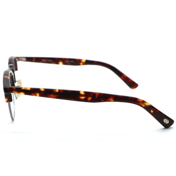 EYEVAN】アイヴァン メガネ Metalist col.TORT/AG 49サイズ 度付又は度