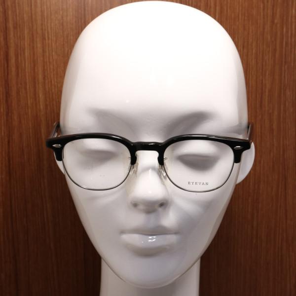 EYEVAN】アイヴァン メガネ Metalist col.PBK/S 49サイズ 度付又は度無