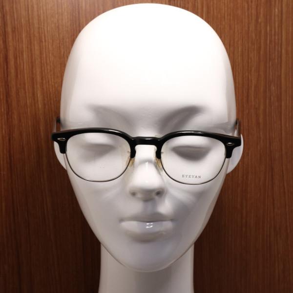 EYEVAN】アイヴァン メガネ Metalist col.PBK/G 49サイズ 度付又は度無
