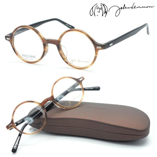数量は多 今や 流行の最先端の丸メガネ John 正規品 店内全品送料無料 度無しダテメガネレンズ付き メガネ Col 4 Jl 6013 Lennon ジョンレノン John Lennon ジョンレノン 財布 帽子 ファッション小物