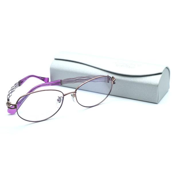 LineArt】ラインアート メガネ XL1435 col.VO 度付又は度無レンズ標準