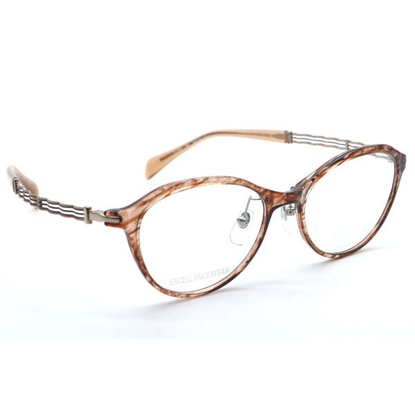 LineArt】ラインアート メガネ XL1693 col.BR 度付又は度無レンズ標準