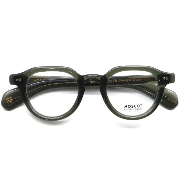 モスコット メガネ 度入り 49□24-145 カーキ 緑 モスコット MOSCOT LEMTOSH メガネ 度入り 49□24-145 カーキ 緑