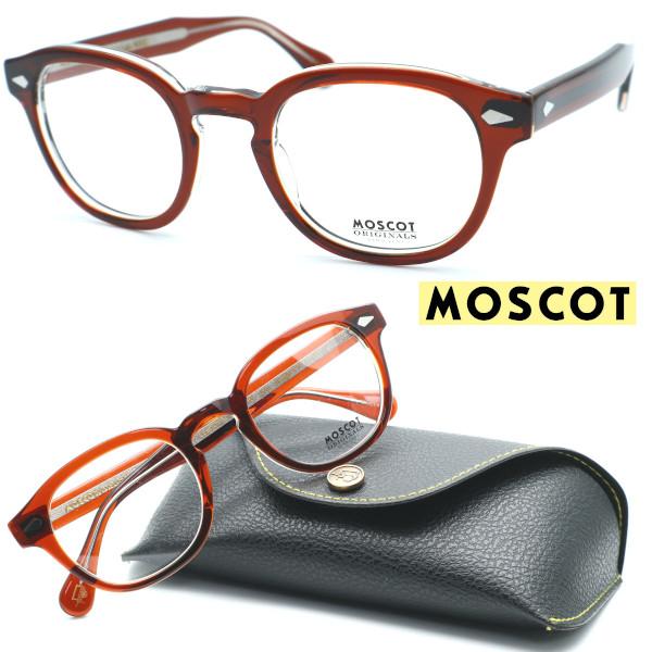 MOSCOT 【MOSCOT】モスコット メガネ LEMTOSH col.UMBER CRYSTAL 49 