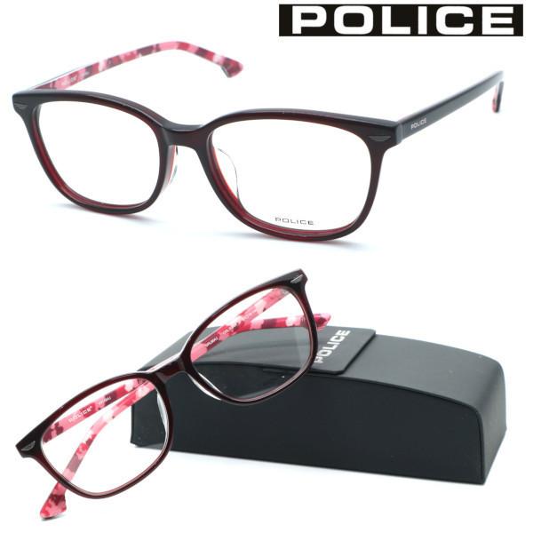 ポリス VPL664J col.03RR メガネ　度付又は度無レンズ標準装備