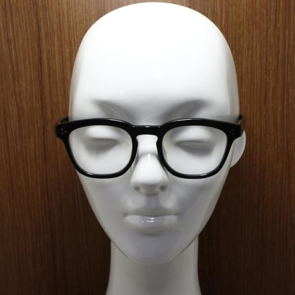 QWON】クヲン model:TWA col.BK メガネ 度付又は度無レンズ