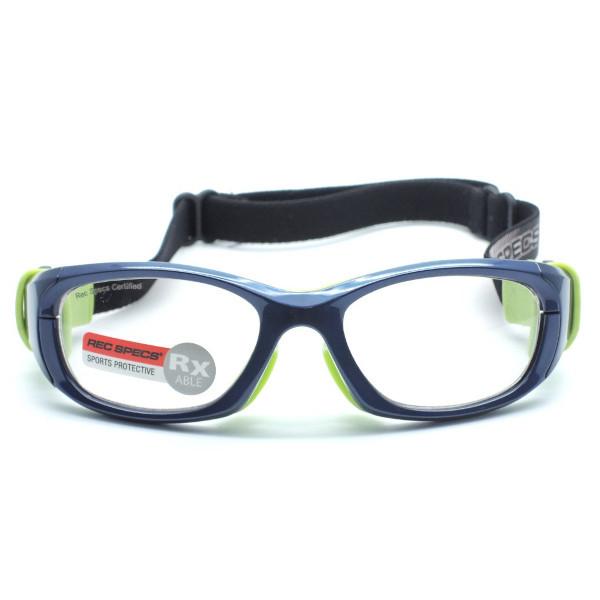 REC SPECS スポーツメガネ ジュニアRS-51 ネイビー/ライム Less than human（レスザンヒューマン） 【REC SPECS】レックス