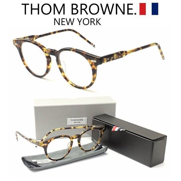TOHM BROWNE.】トムブラウン メガネ TB-404-B 度無しダテメガネレンズ 