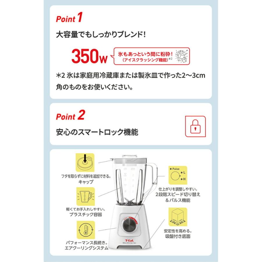 T-fal ティファール ブレンドフォース ネオ ホワイト BL4201JP