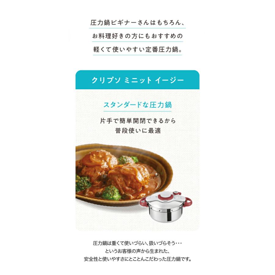 T-fal ティファール クリプソ ミニット イージー ルビーレッド 6L