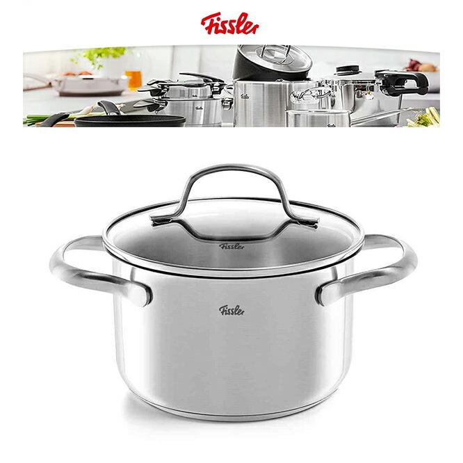 Fissler フィスラー　プロコレクション　シチューポット 16センチ Fissler フィスラー サンフランシスコ シチューポット 16cm ガラスフタ