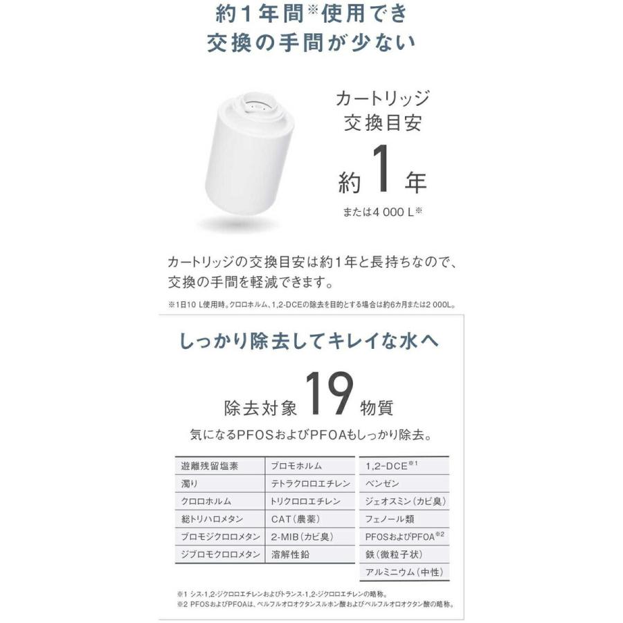 パナソニック 浄水器 除去対象19物質 液晶 TK-CJ24-W ホワイト パナソニック 浄水器 除去対象19物質 液晶 TK-CJ24-W ホワイト