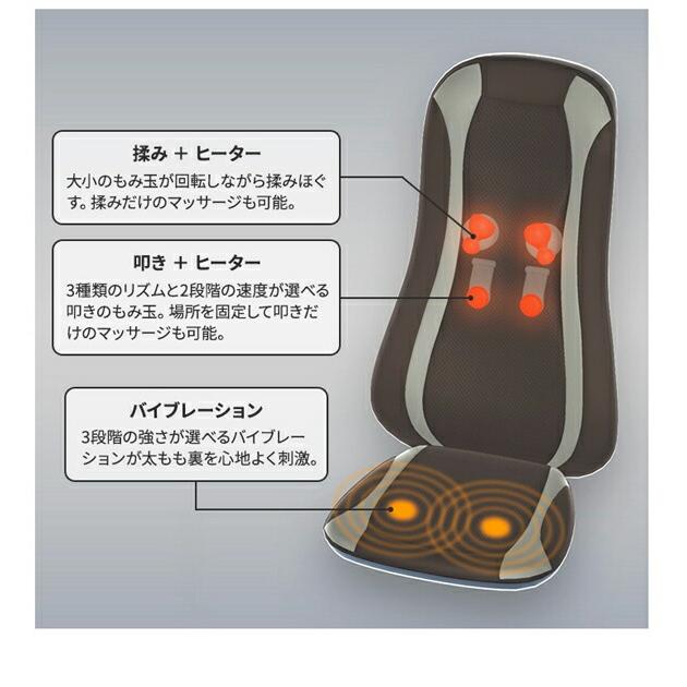 モンデール コンパクトマッサージシート 極上たたきCM3 リラックス