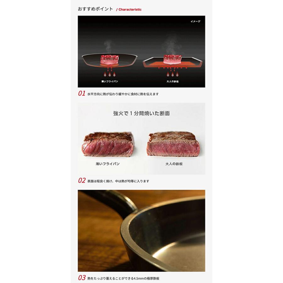 AUX オークス 大人の鉄板 鉄板小 蓋付き OTS8100の画像