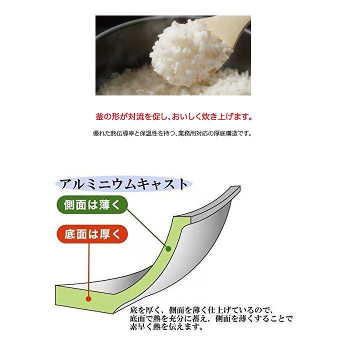 ウルシヤマ金属 キング釜 36cm （5升2合炊き） KKG-36K ごはん釜