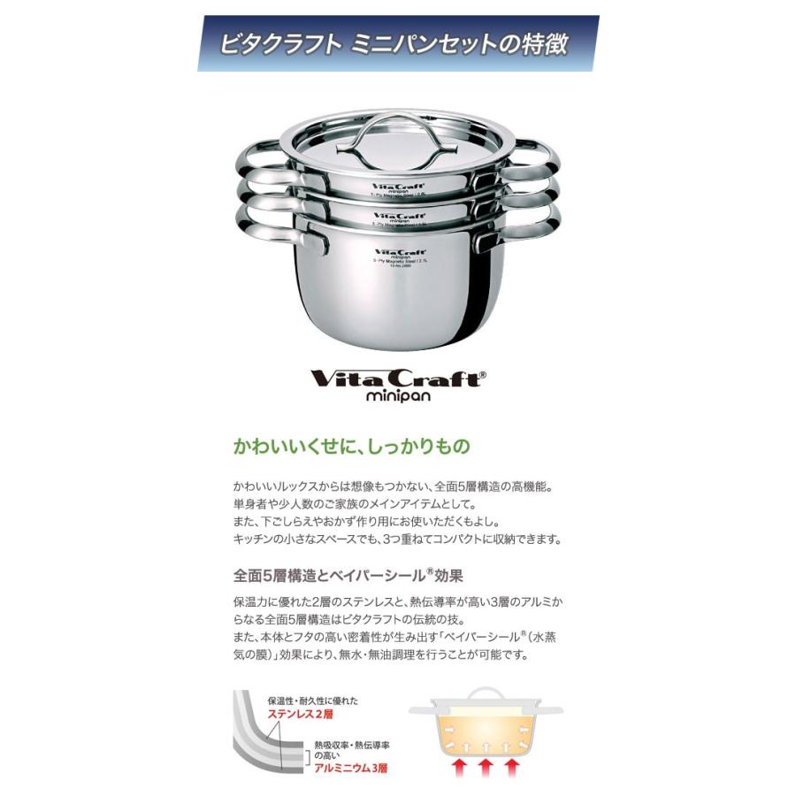 Vita Craft ビタクラフト ミニパンセット 2800 : グラスゴー Vita Craft ビタクラフト ミニパンセット 2800 : グラスゴー
