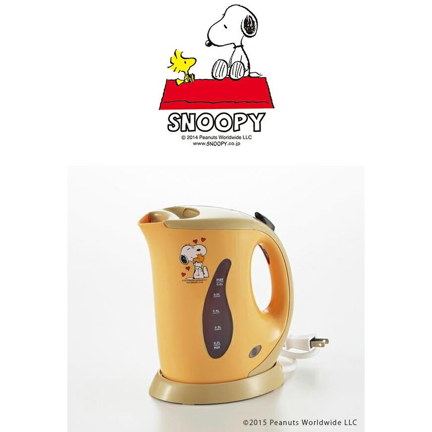 タマハシ スヌーピー パーソナル電気ケトル0 6l Sn 4 グラスゴー 通販 Yahoo ショッピング