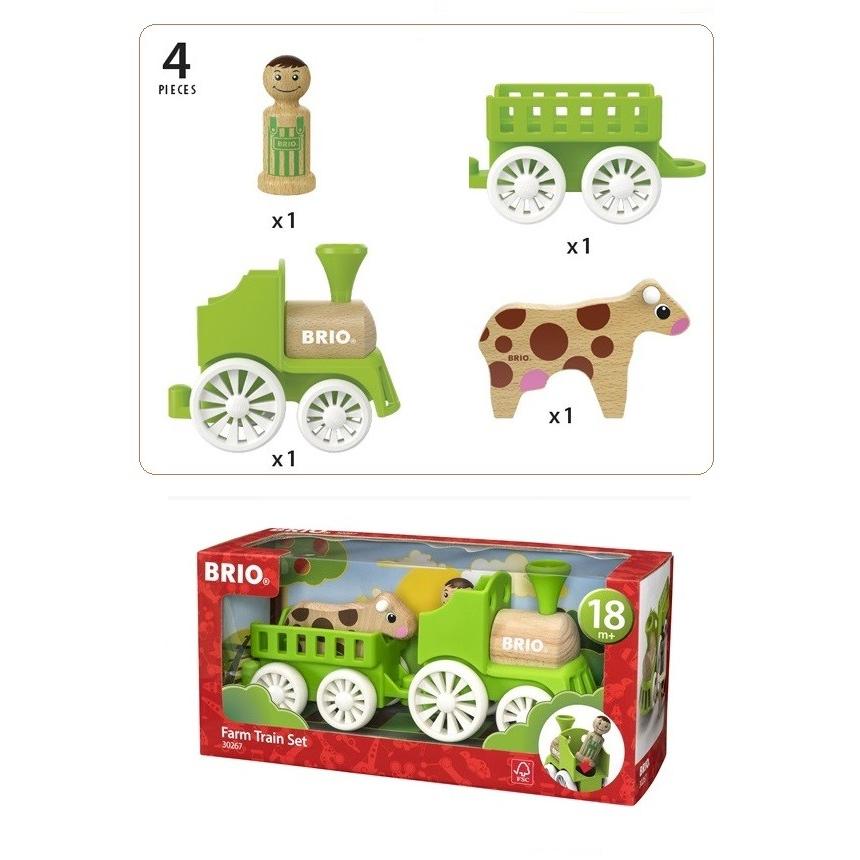 brio train farm set