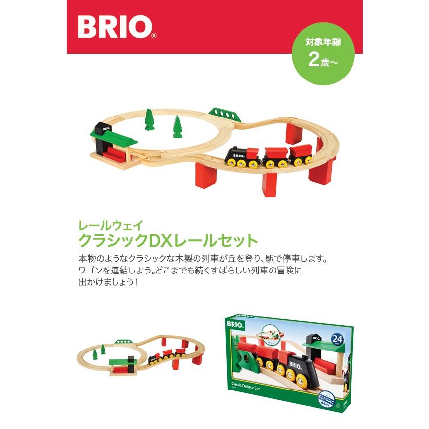 BRIO ブリオ レールウェイ クラシックDXレールセット 33424