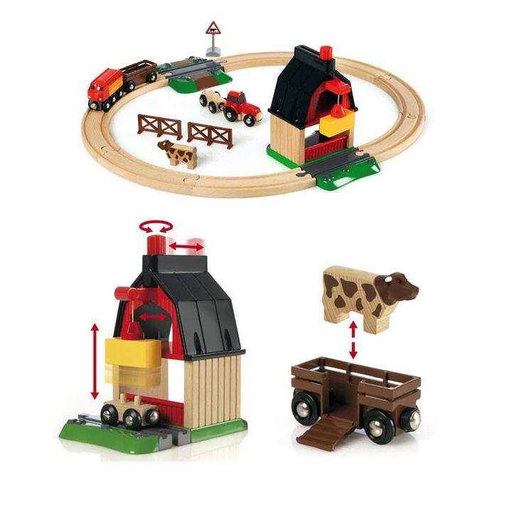 BRIO ブリオ レールウェイ ファームレールセット 33719 : グラスゴー 