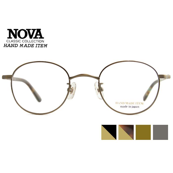 数々のアワードを受賞】 NOVA ノバ 丸眼鏡 丸めがね 丸メガネ ラウンド
