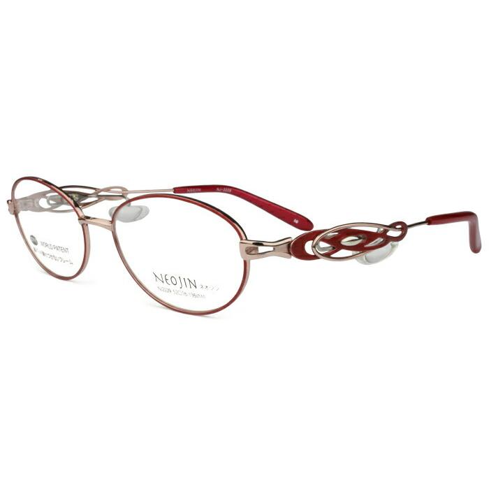 ネオジン NEOJIN nj2229 c.10 レッド 鼻パッドなしメガネ サイドパッド メガネ 眼鏡 遠近両用 新品 送料無料 52サイズ ネオジン NEOJIN nj2229 レッド 鼻パッドなしメガネ サイドパッド メガネ 眼鏡 遠近両用 新品 送料無料 52サイズ