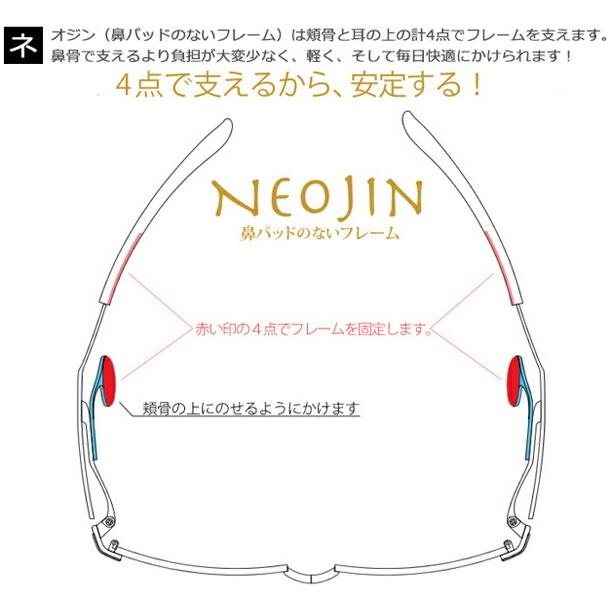 ネオジン NEOJIN nj2313s c.20 グレー 鼻パッドなしメガネ サイドパッド ツーポイント メガネ 眼鏡 遠近両用 新品 送料無料 52サイズ ネオジン NEOJIN nj2313s グレー 鼻パッドなしメガネ サイドパッド ツーポイント メガネ 眼鏡 遠近両用 新品 送料無料 52サイズ