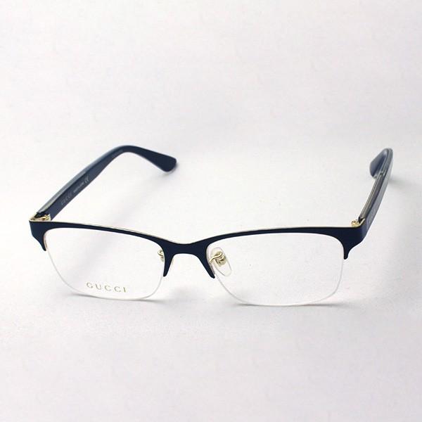 GUCCI（グッチ） メガネ GUCCI GG0387OJ 001 ハーフリム : グラス