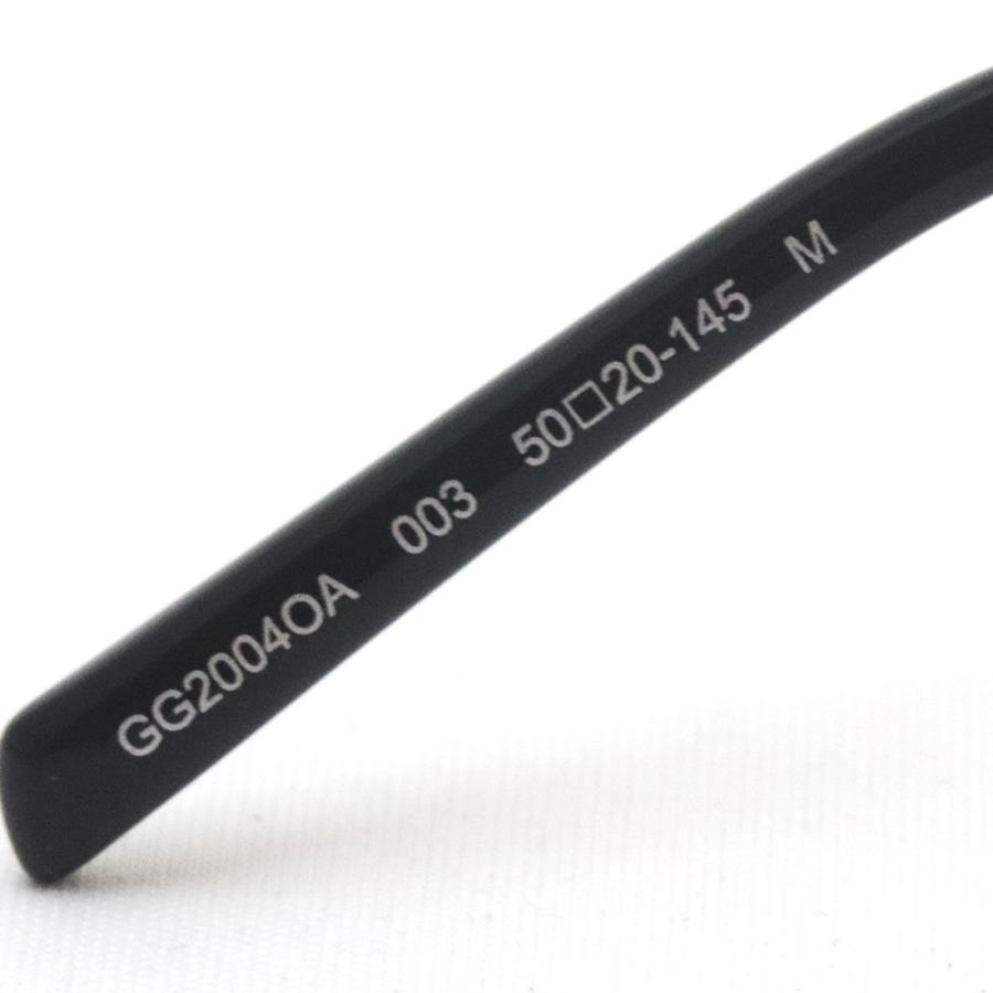 グッチ メガネ NewModel GUCCI GG2004OA 003 50 アジアンモデル ラウンド シルバー系_7