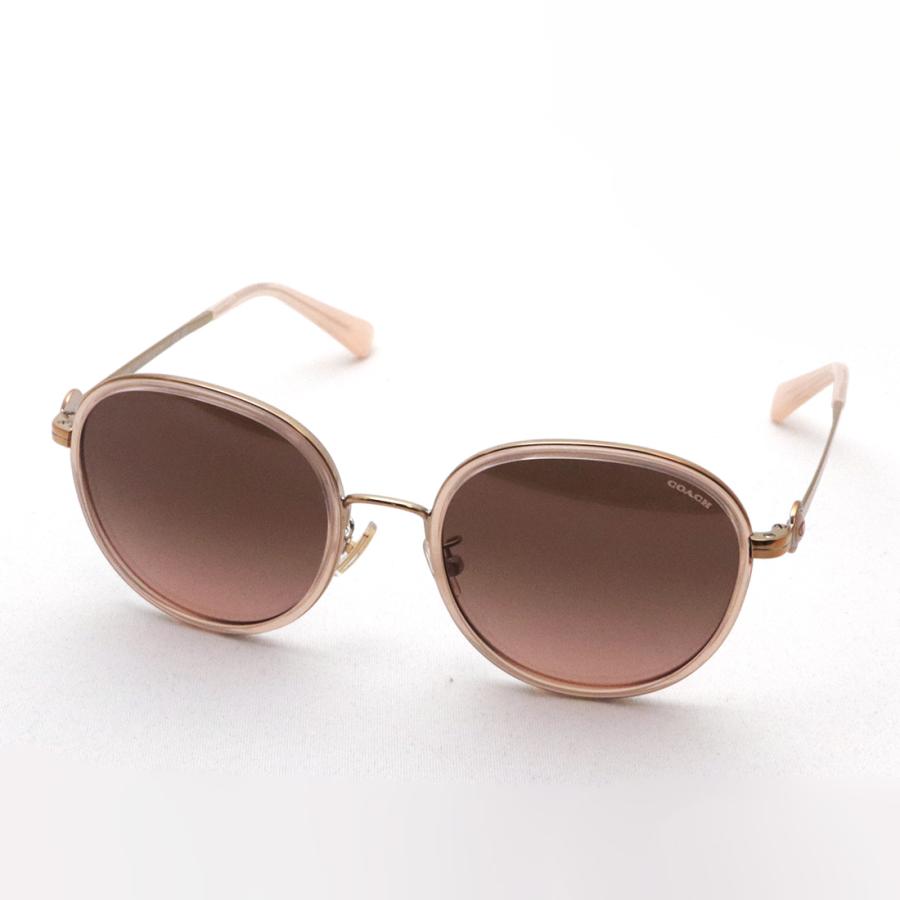 COACH コーチ サングラス HC7129 56465M ラウンド : グラス
