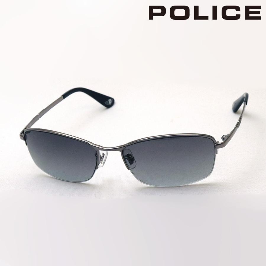 ポリス サングラス SALE特価 POLICE SPLA61J 568N ハーフリム｜glassmania