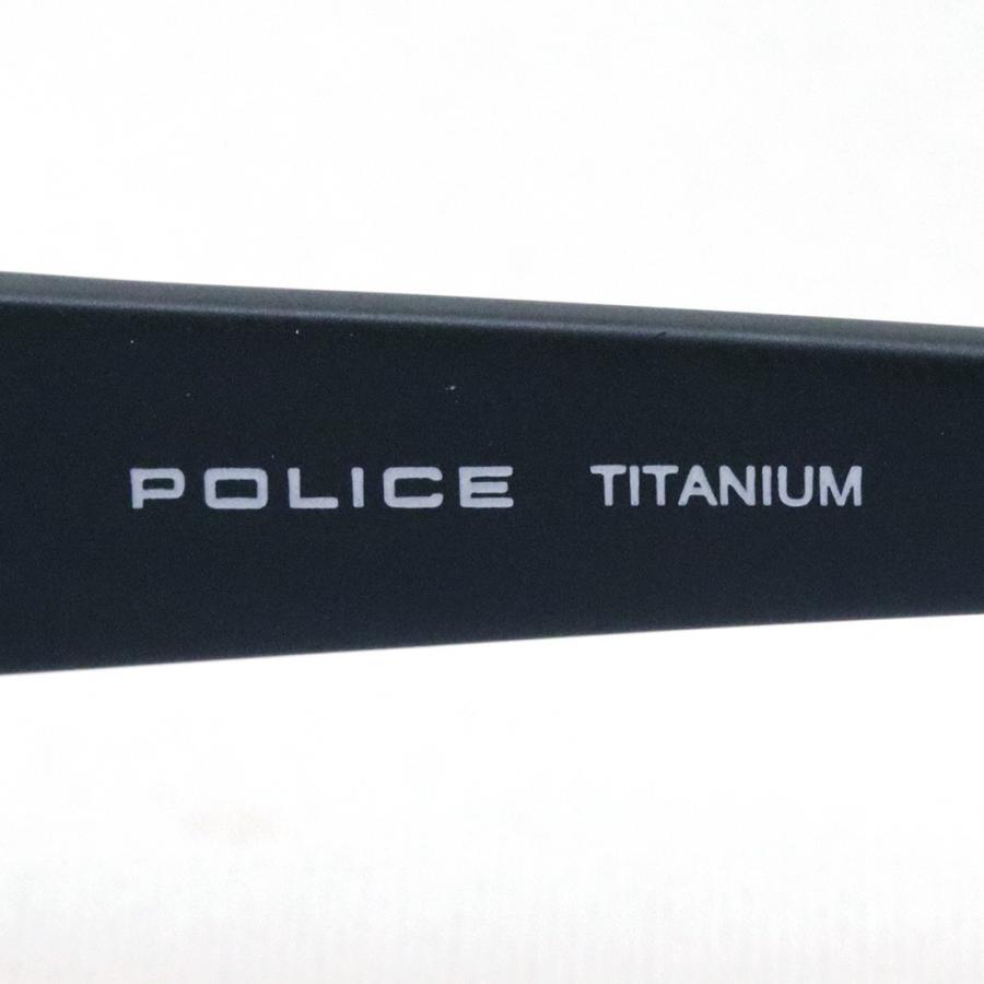 ポリス 偏光サングラス 復刻別注モデル POLICE SPLC60J 531P スクエア DRIVERの画像
