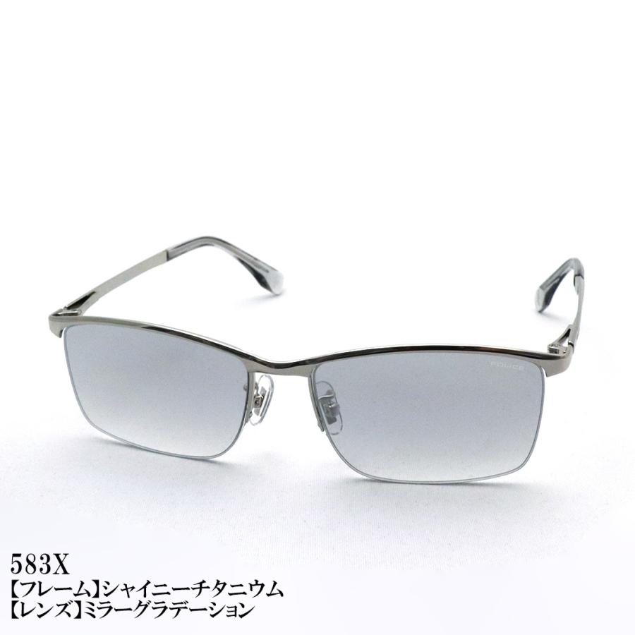 ポリス サングラス NewModel POLICE SPLT67J ELITE ジャパンモデル チタニウム ブローの画像