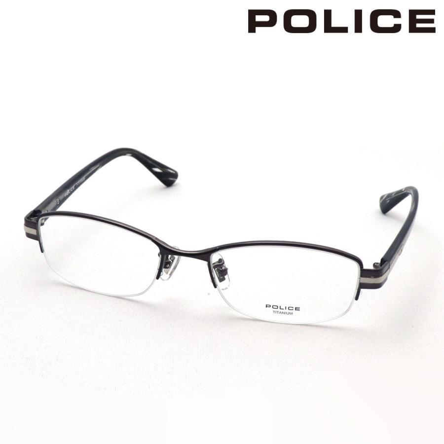 VPLM42J-0568-52 国内正規品 POLICE ポリス メガネ 眼鏡 POLICE（ポリス） メガネ NewModel POLICE VPLM42J 0568 TITANIUM