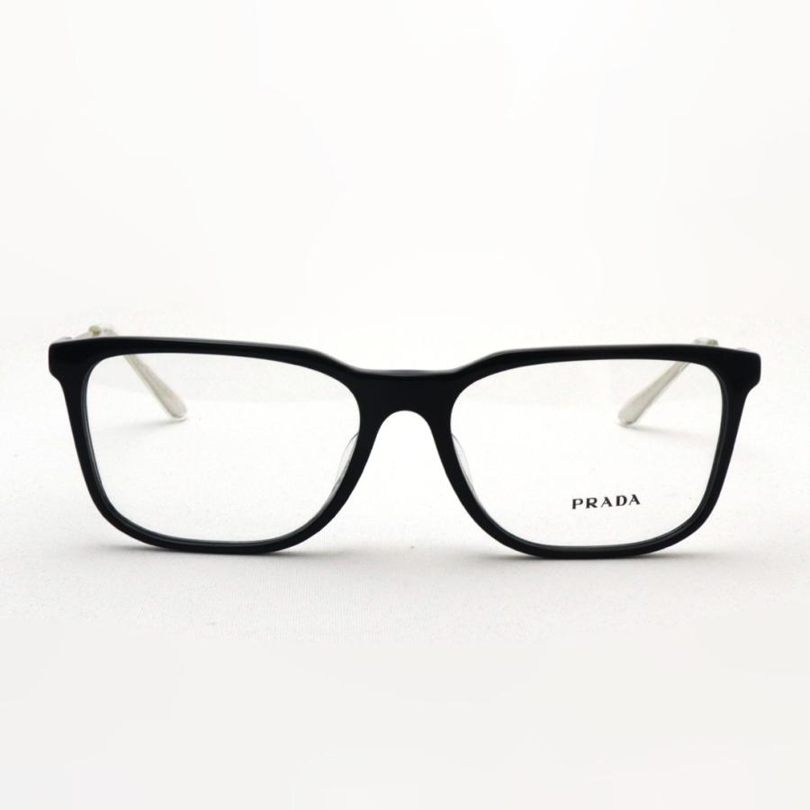 PRADA プラダ メガネ PR05ZVF 1AB1O1 スクエア : グラスマニア