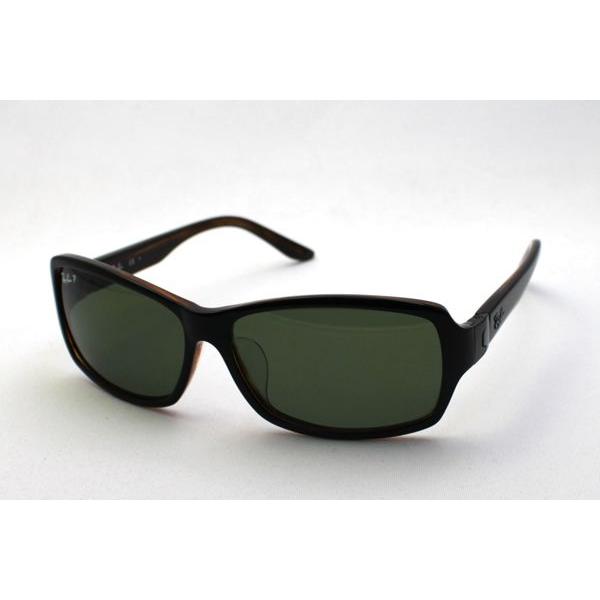 RB2158 1036/58 レイバン 偏光サングラス ブラック 黒縁 グリーン RB2158 1036/58 レイバン 偏光サングラス ブラック 黒縁 グリーン