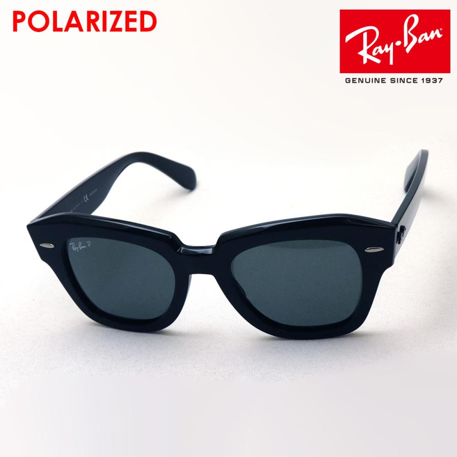 りょー　Ray-Ban 偏光サングラス ケース付き Ray-Ban 偏光サングラス 青レンズ 黒フレーム ケース付 - メルカリ