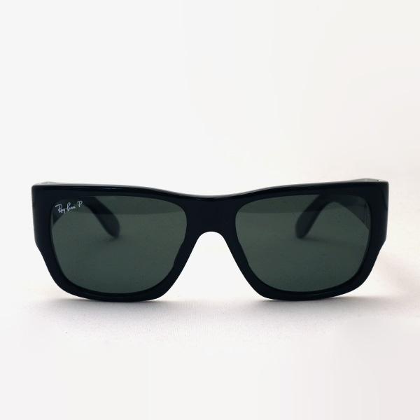 レイバン 偏光サングラス Ray-Ban ウェイファーラー ノマド RB2187 90158 ウェリントン 純正度付きレンズ可の画像