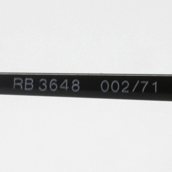 レイバン サングラス Ray-Ban マーシャル ダブルブリッジ RB3648 00271 ブルーレンズ スクエア 純正度付きレンズ可｜glassmania｜08