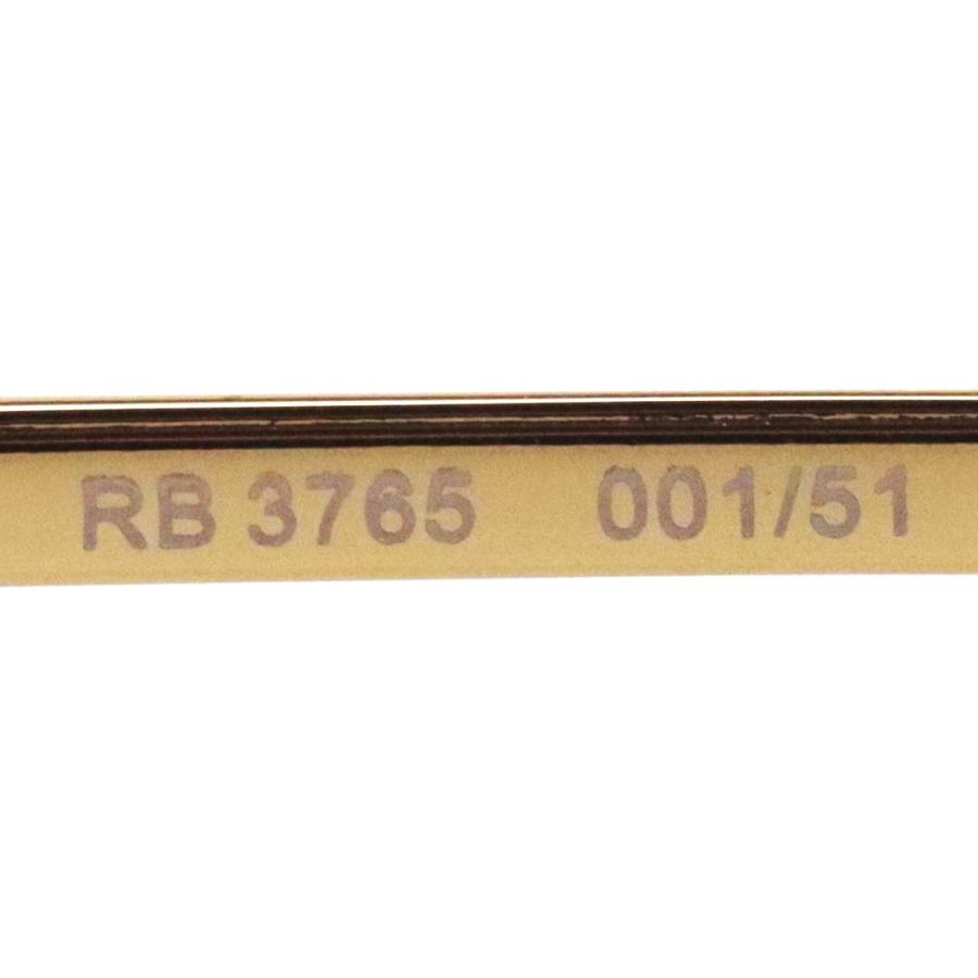 レイバン サングラス NewModel Ray-Ban RB3765 00151 ラウンド 純正度付きレンズ可｜glassmania｜08