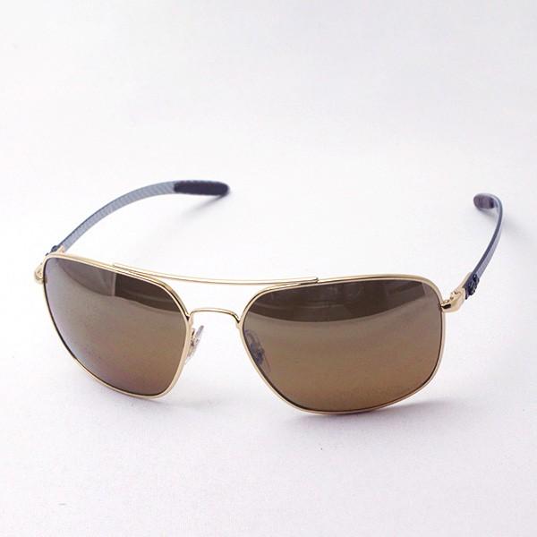 レイバン 偏光サングラス プレミア生産終了モデル Ray-Ban RB8322CH 001A3 スクエアの画像