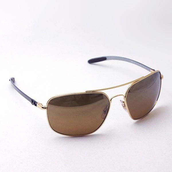 レイバン 偏光サングラス プレミア生産終了モデル Ray-Ban RB8322CH 001A3 スクエアの画像