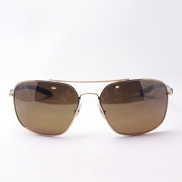 レイバン 偏光サングラス プレミア生産終了モデル Ray-Ban RB8322CH 001A3 スクエアの画像